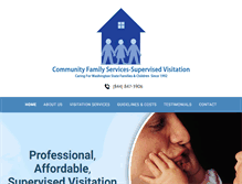 Tablet Screenshot of communityfamilyservices.net